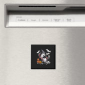 Niedlich Ghost Books Halloween Lehrer Ghost Readin Magnet (In Situ (Geschirrspüler))