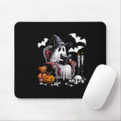 Niedlich Ghost Books Halloween Lehrer Ghost Readin Mousepad (Mit Mouse)