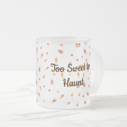 Niedlich Ghost Candy Custom Cauldron Mattglastasse (VorderseiteRechts)