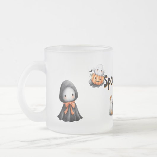 Niedlich Ghost Candy Custom Spook Mattglastasse (Links)