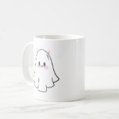Niedlich Ghost Cat Kaffeetasse (Vorderseite Links)
