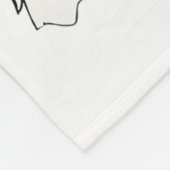 Niedlich Ghost Cat Weihnachtsstimmung Kostüme Fleecedecke (Ecke)