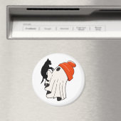 Niedlich Ghost Chihuahua Lover Magnet (In Situ (Geschirrspüler))
