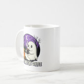 Niedlich Ghost Coffee Lover Camping Design Kaffeetasse (Vorderseite Links)