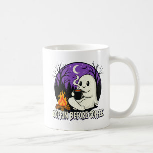 Niedlich Ghost Coffee Lover Camping Design Kaffeetasse