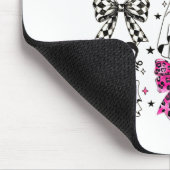 Niedlich Ghost Coquette Ästhetik Pink Bows Spooky  Mousepad (Ecke)