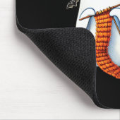 Niedlich Ghost Crochet Knitting Liebhaber Hallowee Mousepad (Ecke)