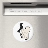 Niedlich Ghost Dackel Lover Magnet (In Situ (Geschirrspüler))