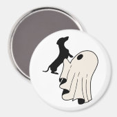 Niedlich Ghost Dackel Lover Magnet (Vorderseite/Rückseite)