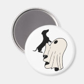 Niedlich Ghost Dackel Lover Magnet (Vorderseite/Rückseite)