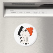 Niedlich Ghost Dackel Lover Magnet (In Situ (Geschirrspüler))