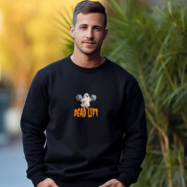 Niedlich Ghost Deadlift Gym Halloween Fitness Coac Sweatshirt