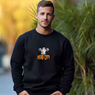 Niedlich Ghost Deadlift Gym Halloween Fitness Coac Sweatshirt