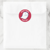 Niedlich Ghost Don't Boo, abstimmen! Aufkleber (Tasche)