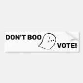 Niedlich Ghost Don't Boo, abstimmen! Autoaufkleber (Vorne)