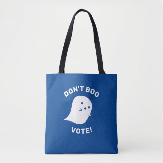 Niedlich Ghost Don't Boo, abstimmen! Schultertasch Tasche (Vorderseite)