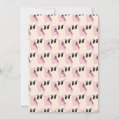 Niedlich Ghost Doodle Halloween jedes Alter Geburt Einladung (Rückseite)