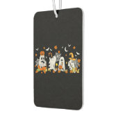 Niedlich Ghost Drink Kaffee Halloween Fall Ghost B Autolufterfrischer (Links)
