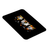 Niedlich Ghost Drink Kaffee Halloween Fall Ghost B Magnet (Rechte Seite)