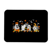 Niedlich Ghost Drink Kaffee Halloween Fall Ghost B Magnet (Horizontal)