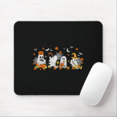 Niedlich Ghost Drink Kaffee Halloween Fall Ghost B Mousepad (Mit Mouse)