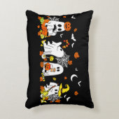 Niedlich Ghost Drink Kaffee Halloween Fall Ghost Dekokissen (Vorderseite(Vertikal))