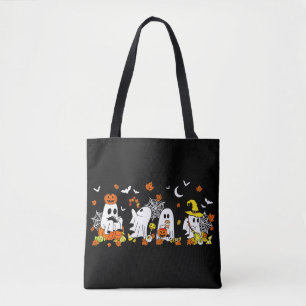Niedlich Ghost Drink Kaffee Halloween Fall Ghost Tasche