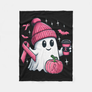 Niedlich Ghost Drink Kaffee Halloween Ghost Breast Fleecedecke