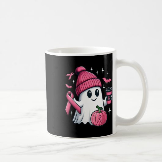 Niedlich Ghost Drink Kaffee Halloween Ghost Breast Kaffeetasse (Rechts)