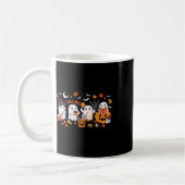 Niedlich Ghost Drink Kaffee Halloween Ghost Fall B Kaffeetasse (Links)