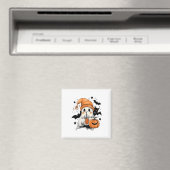 Niedlich Ghost Drink Kaffee Halloween Ghost Ice Co Magnet (In Situ (Geschirrspüler))