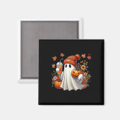 Niedlich Ghost Drink Kaffee Halloween Ghost Ice Co Magnet (Vorderseite/Rückseite)