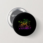 Niedlich Ghost Drink Kaffee Halloween Ghost-Kaffee Button (Vorne & Hinten)