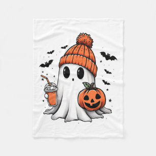 Niedlich Ghost Drink Kaffee Halloween Ghost-Kaffee Fleecedecke