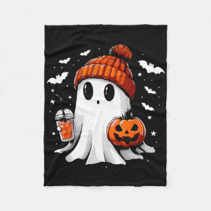 Niedlich Ghost Drink Kaffee Halloween Ghost-Kaffee Fleecedecke