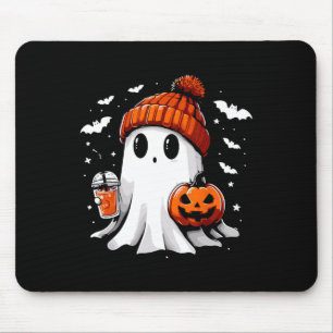 Niedlich Ghost Drink Kaffee Halloween Ghost-Kaffee Mousepad