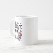 Niedlich Ghost Drink Kaffee Latte Ghost Boo Hallow Kaffeetasse (Vorderseite Links)