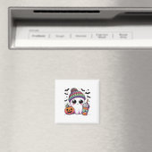Niedlich Ghost Drink Kaffee Latte Ghost Boo Hallow Magnet (In Situ (Geschirrspüler))