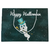 Niedlich Ghost Extravagant Hut und Skull Cane Floa Große Geschenktüte (Vorderseite)