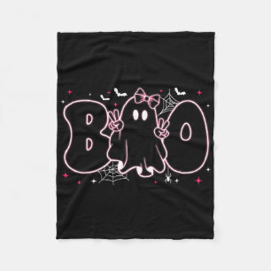 Niedlich Ghost Floral Boo Halloween Boy Girl Ghost Fleecedecke