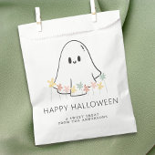 Niedlich Ghost Floral Halloween Geschenktütchen