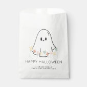 Niedlich Ghost Floral Halloween Geschenktütchen (Vorderseite)