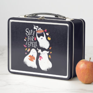 Niedlich Ghost Funny Halloween Design Metall Brotdose