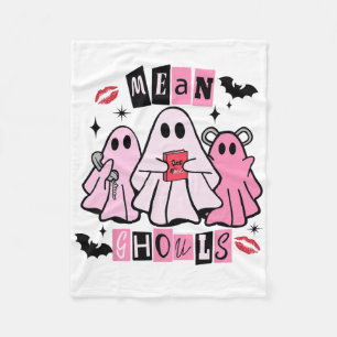 Niedlich Ghost Gemein Ghouls Funny Halloween Kostü Fleecedecke