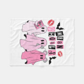 Niedlich Ghost Gemein Ghouls Spaß Halloween Kostüm Fleecedecke (Vorderseite (Horizontal))