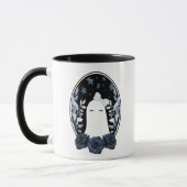 Niedlich Ghost Girl mit Bow und Rose Tasse (Links)