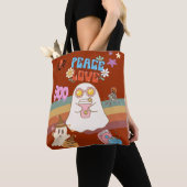 Niedlich Ghost Groovy Style Peace & Liebe Dark Bro Tasche (Von Nahem)