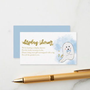 Niedlich Ghost Halloween Baby Shower Showdusche En Begleitkarte