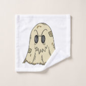 Niedlich Ghost Halloween Badhandtuch Set (Waschlappen)
