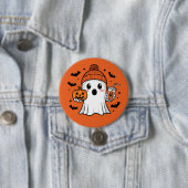 Niedlich Ghost Halloween Button (Beispiel)